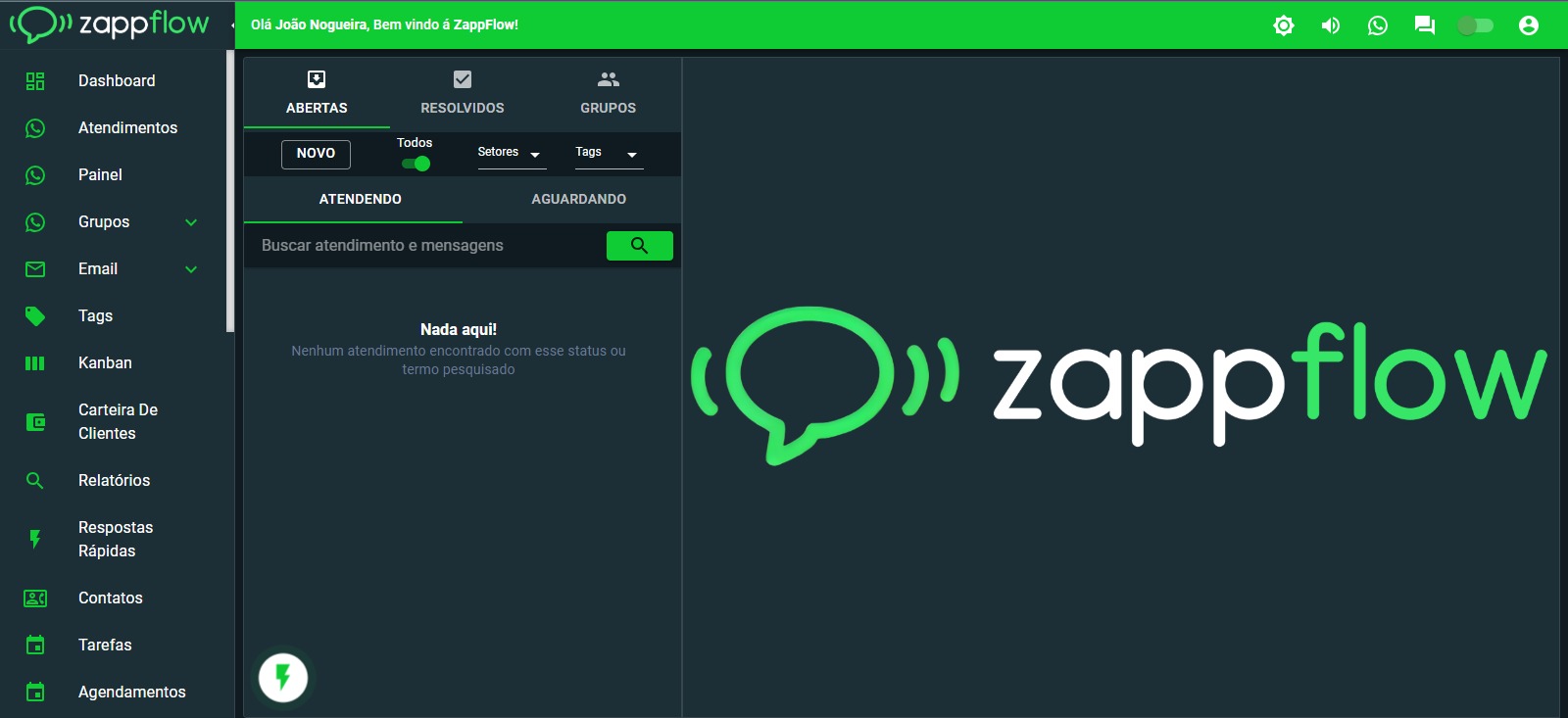 Interface ZappFlow